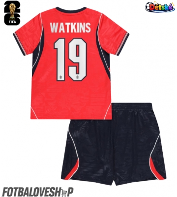 Anglie Ollie Watkins #19 Dětské Venkovní Dres MS 2026 Krátký Rukáv (+ trenýrky)